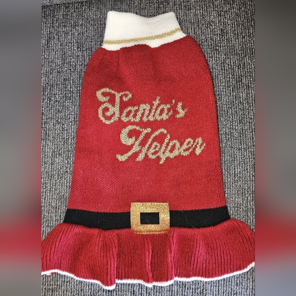 Dog Cat Pet Christmas Dress Medium